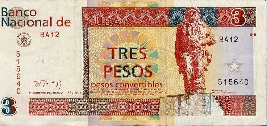 CUC - конвертируемые песо на Кубе