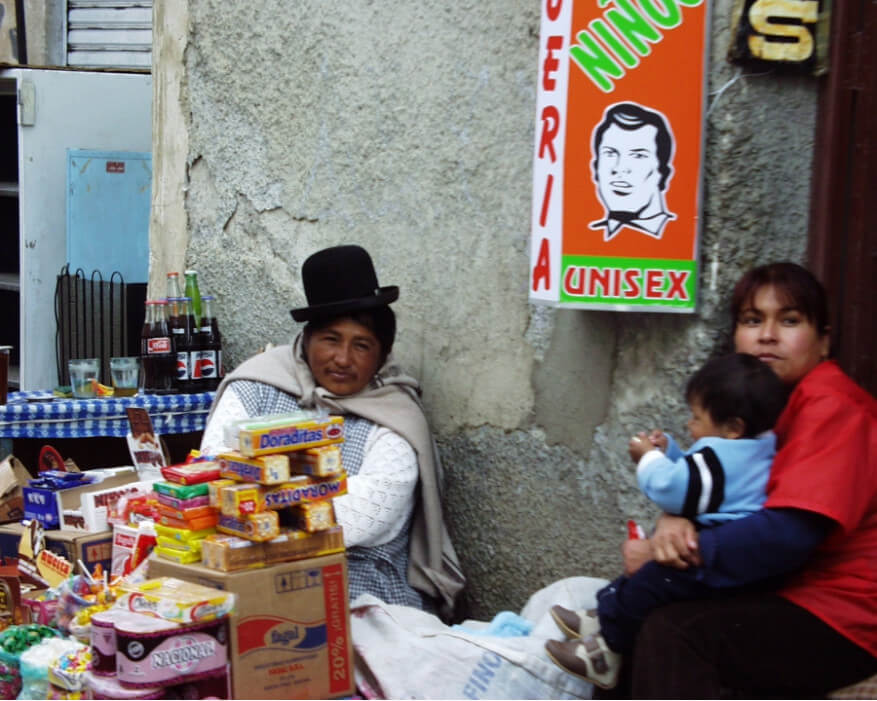 торговцы в Боливии