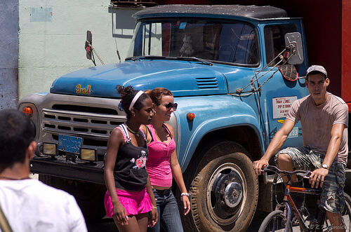 на улицах Гаваны, Куба