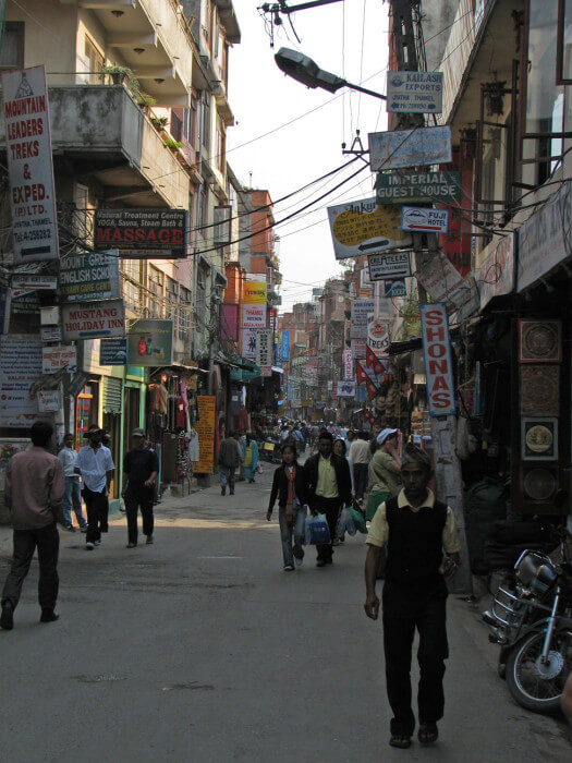 улица в Катманду