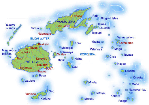 острова Фиджи