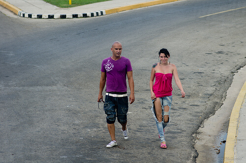 кубинцы на улице Гаваны