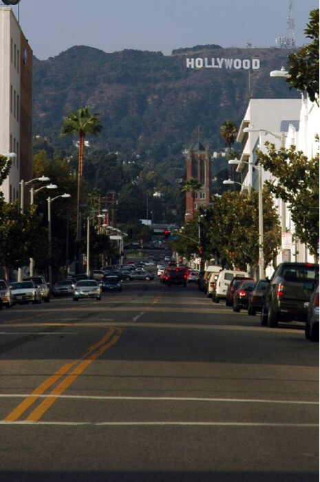 Лос-Анджелес, вид на Голливуд