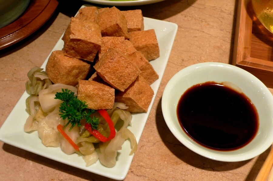 тофу с соевым соусом, китайская кухня