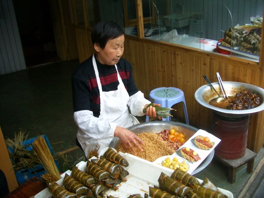 уличная еда в Китае
