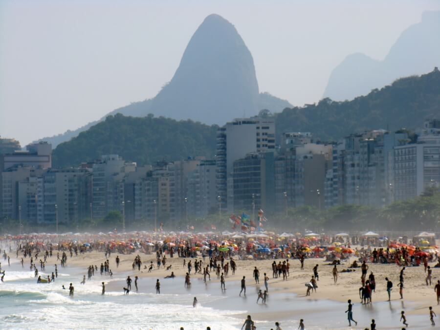 пляж Копакабана в Рио