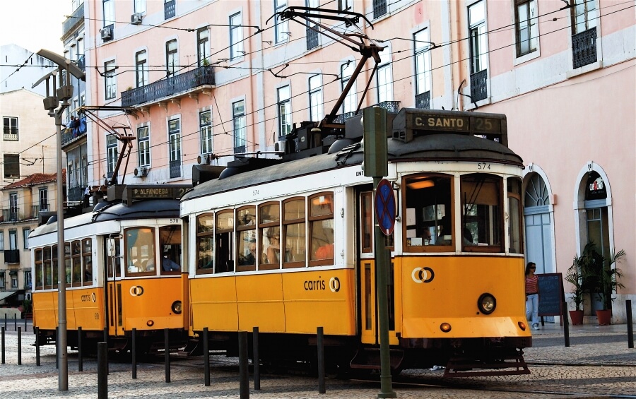 трамваи в Лиссабоне