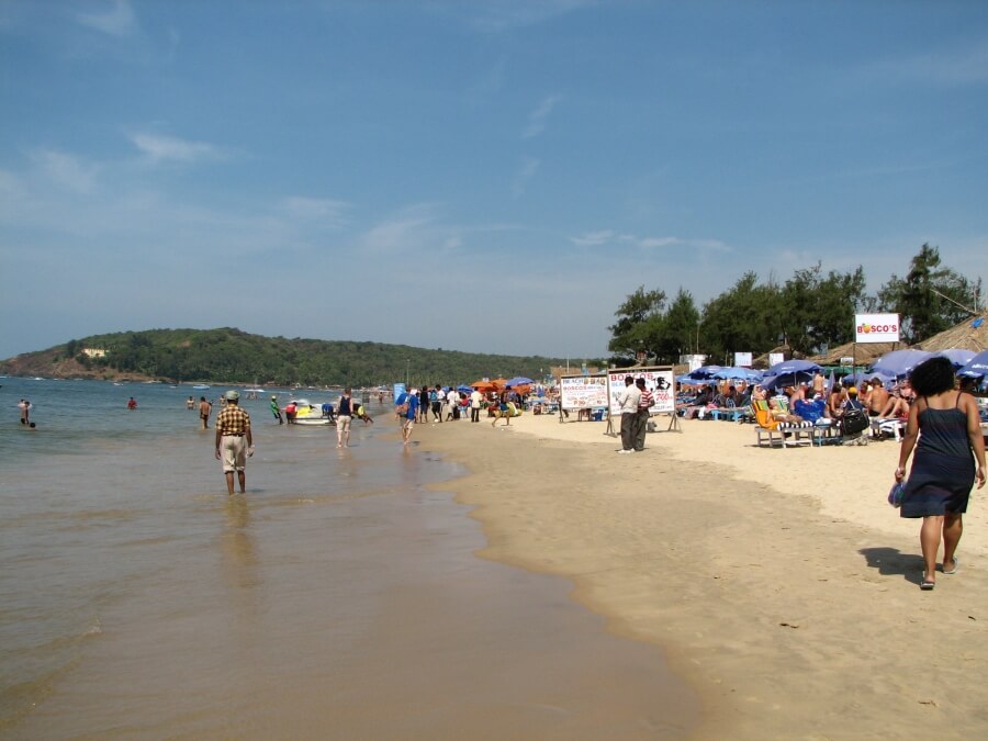 пляж на Гоа, Индия