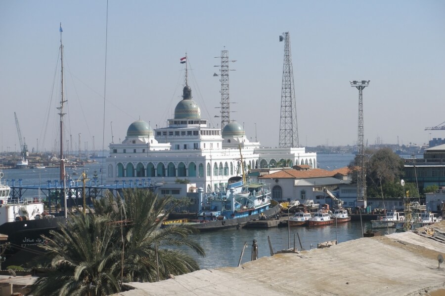 Суэцкий канал в Египте