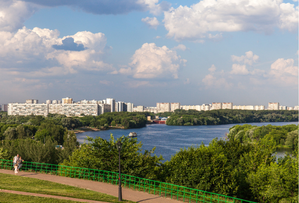 вид на реку Москву из Коломенского