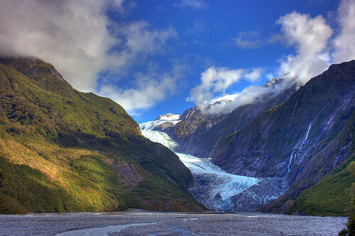 Ледник Франца-Иосифа в Новой Зеландии