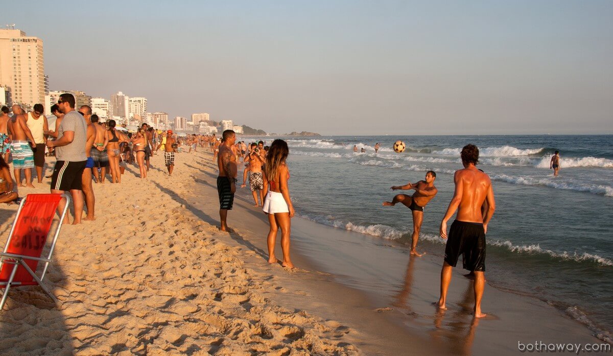 пляжный футбол в Бразилии