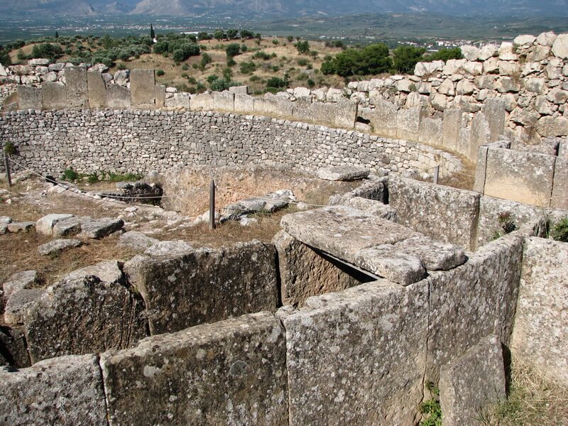 руины Микенской цивилизации